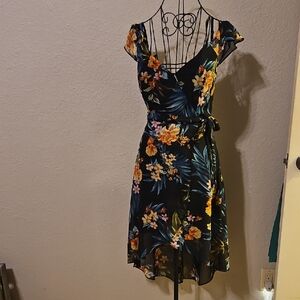 Floral Off The Shoulders Dress